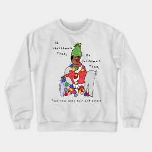 Community - Christmas Troy (with writing) Crewneck Sweatshirt